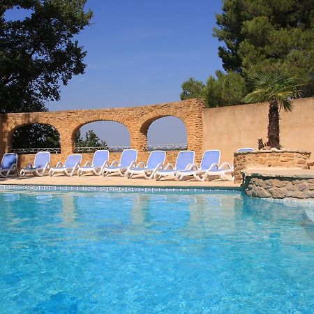 Apartamento Pousterle De Sabran - Piscine & Hammam Exterior foto