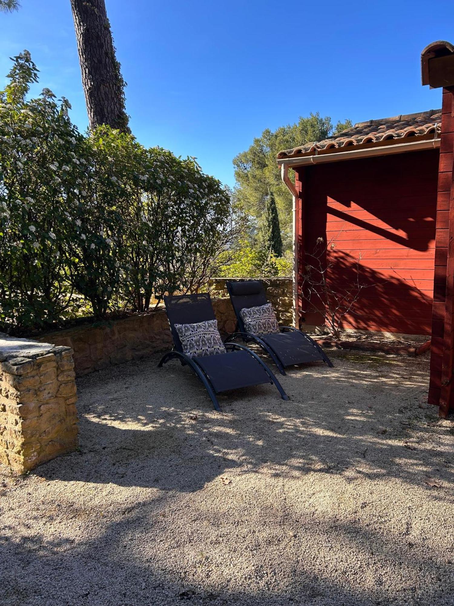 Apartamento Pousterle De Sabran - Piscine & Hammam Exterior foto